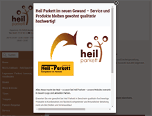 Tablet Screenshot of heil-parkett.de